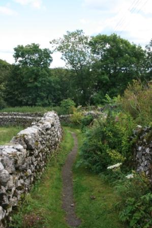 Footpath into Malham Village from the Bunk Barn